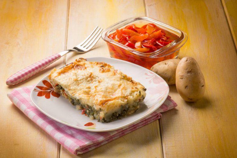 Escondidinho de legumes cremoso