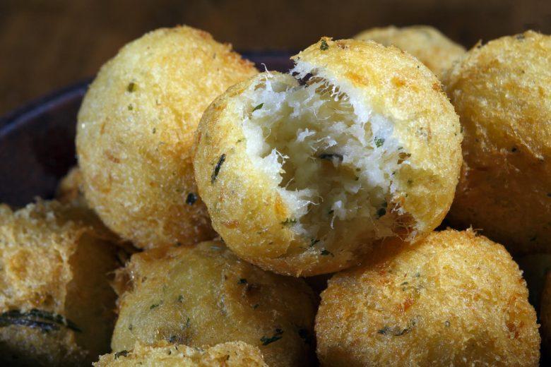 Bolinho de bacalhau saboroso