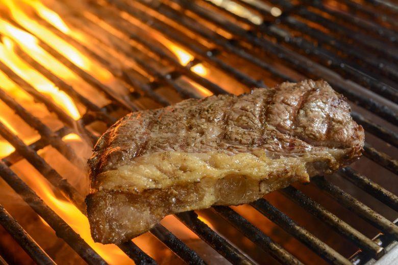 Picanha grelhada na churrasqueira