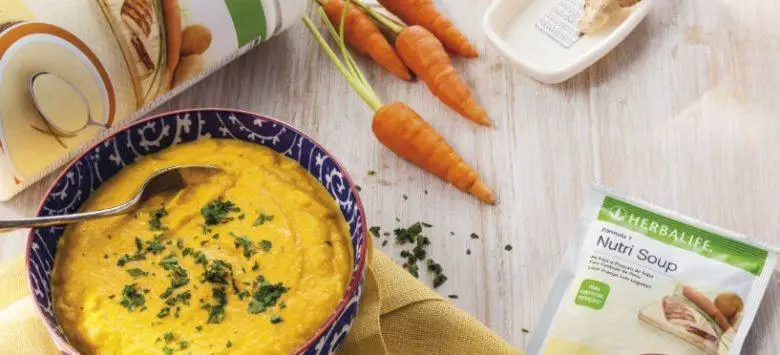 Nutri Soup com cenoura e gengibre