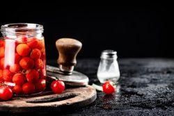Tomatinhos em conserva no azeite