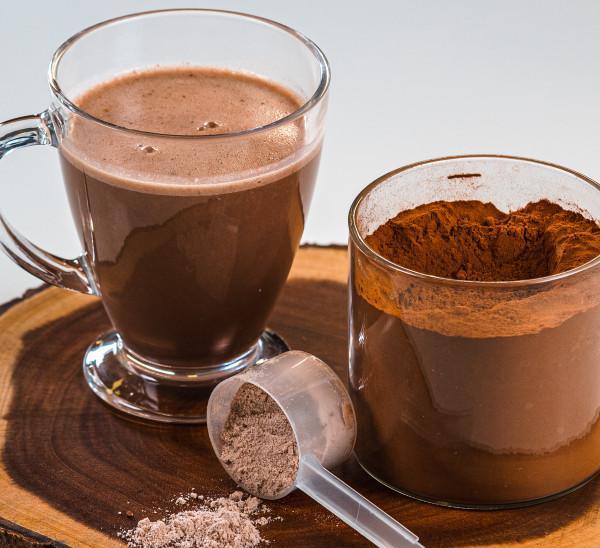 Whey com banana e cacau