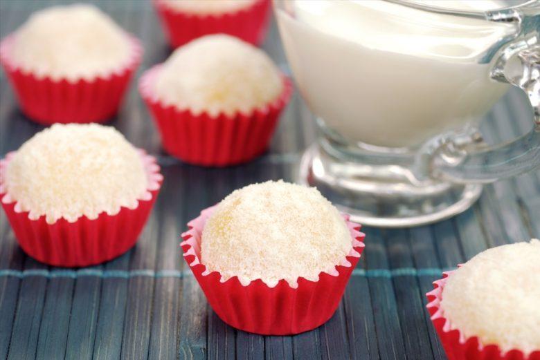 Brigadeiro de composto lácteo
