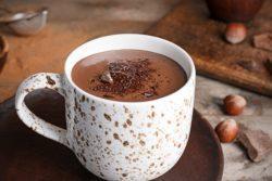Chocolate quente low-carb