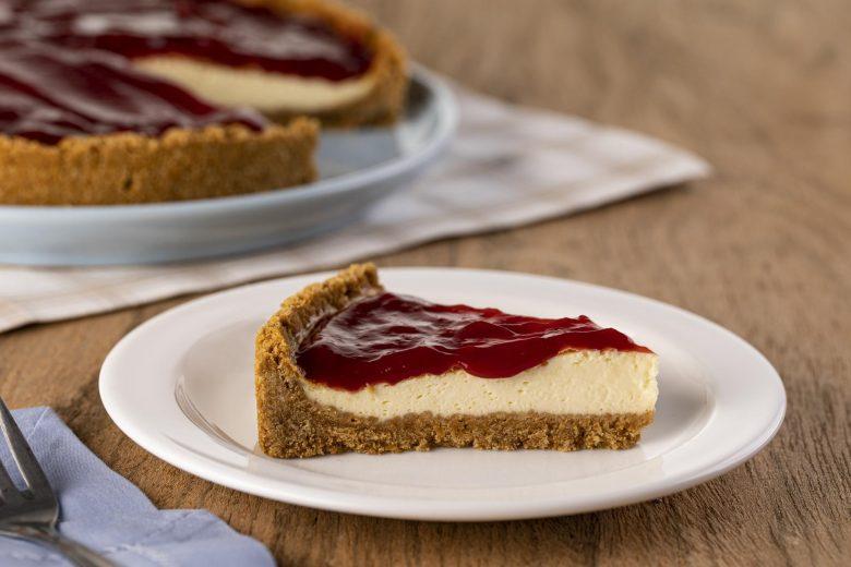 Cheesecake na air fryer