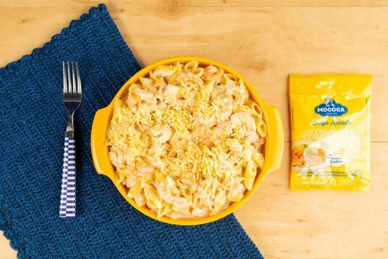 Penne especial com camarão
