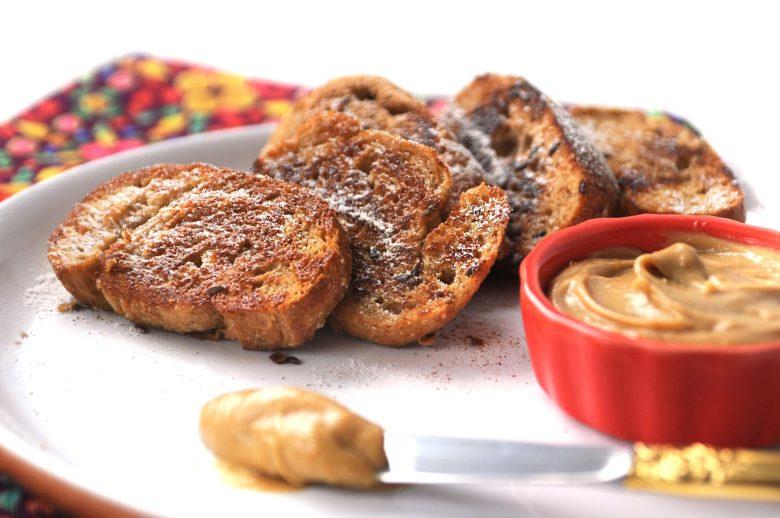 Rabanada com linhaça