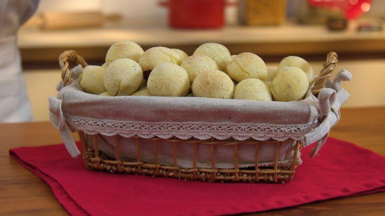 Pãozinho de batata-doce com sódio reduzido