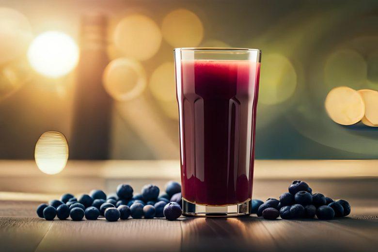 Suco de açaí e maracujá