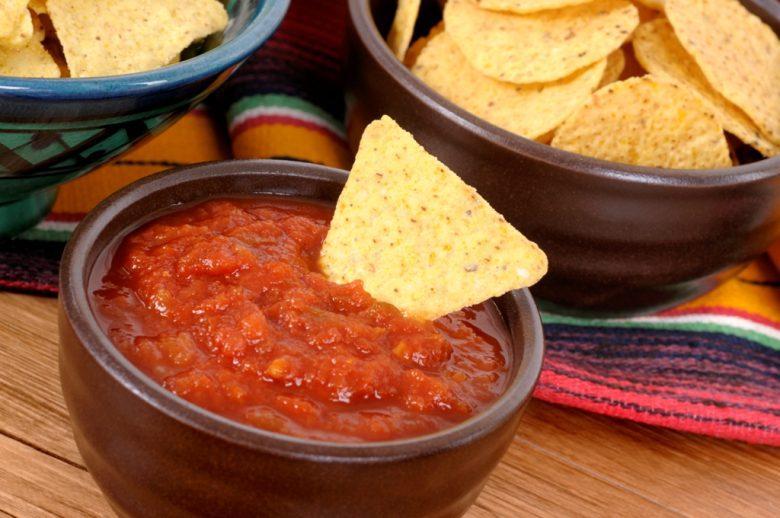 Salsa mexicana de tomate triturado