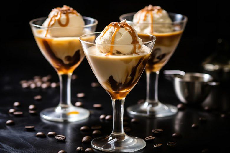 Affogato de café
