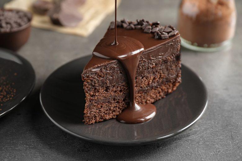 Cheesecake de chocolate com creme de leite de búfala