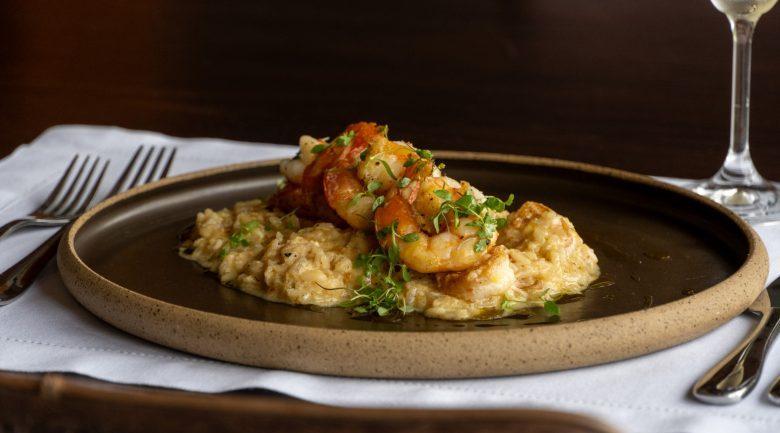 Risoto de limão siciliano com camarão