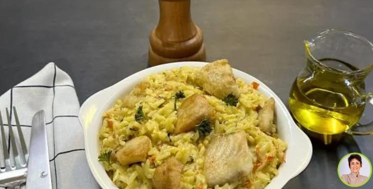 Arroz com peixe cremoso