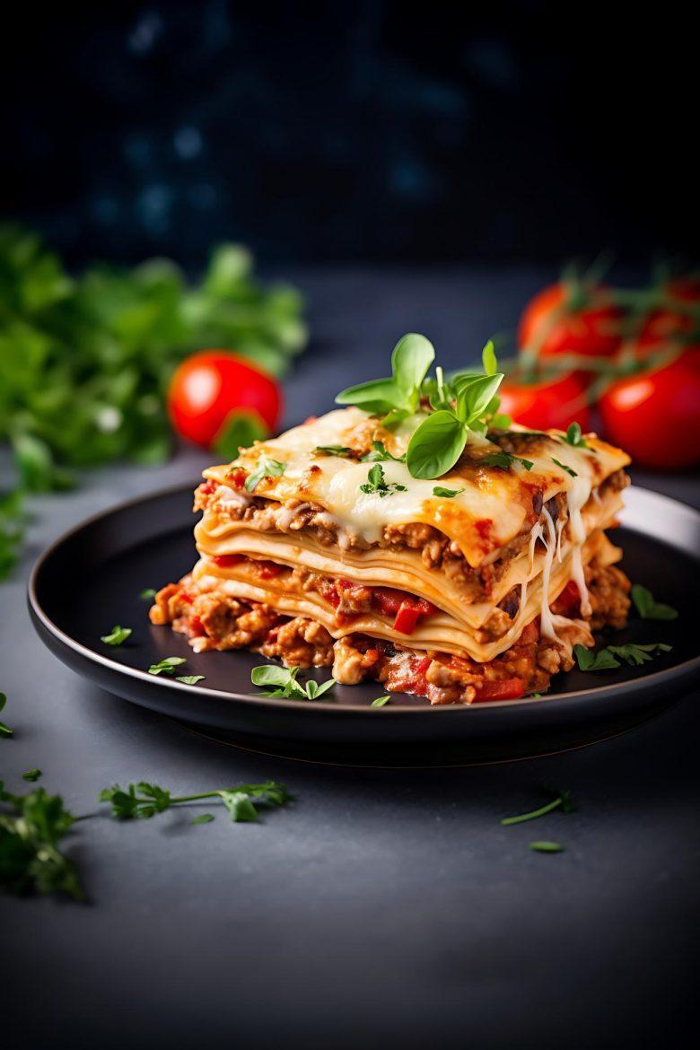 Lasanha italiana à bolonhesa
