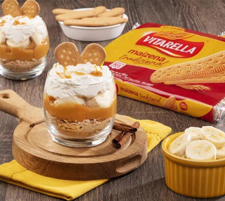 Banoffe desconstruída de banana