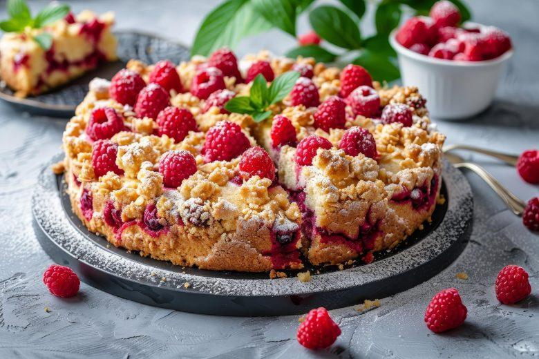 Crumble de framboesa