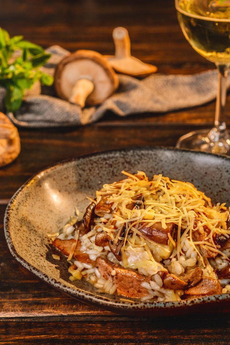 Risoto de filé mignon suíno