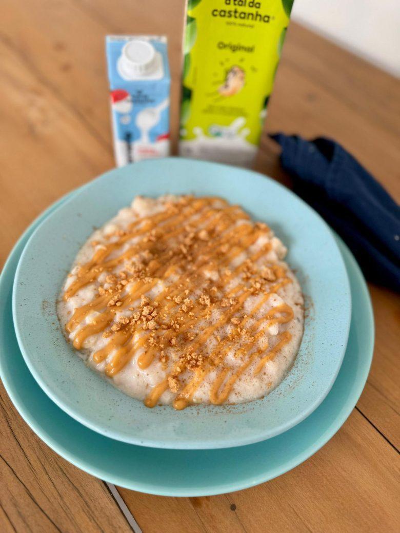 Canjica com caramelo salgado