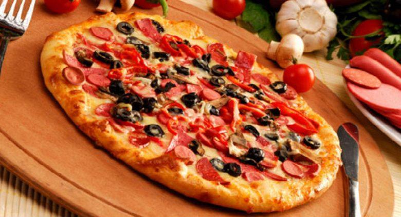 Pizza de calabresa picante
