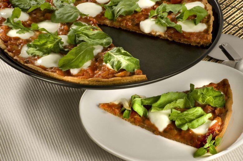 Pizza caseira de cream cracker
