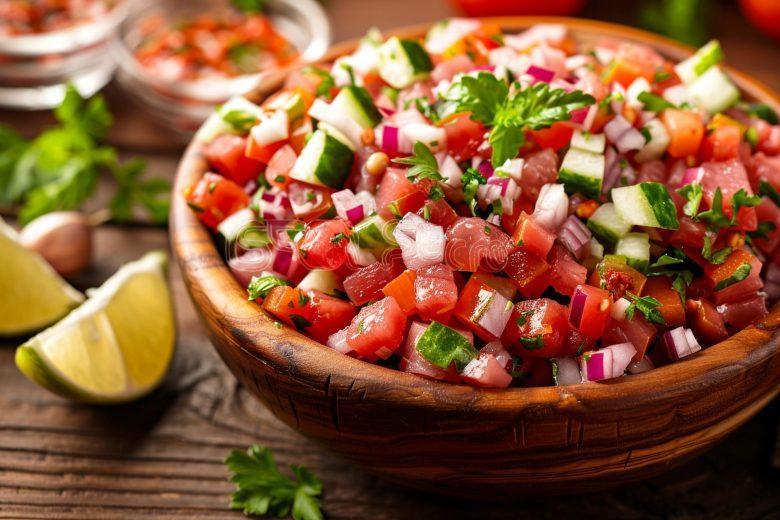 Vinagrete com pepino