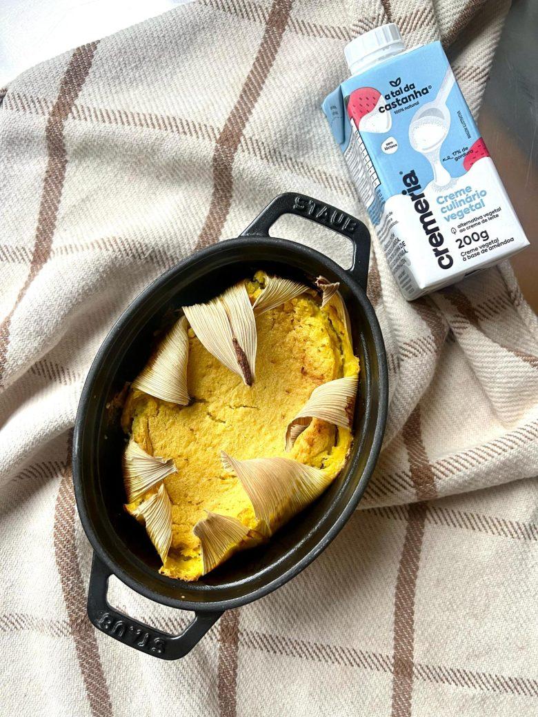 Pamonha especial de travessa