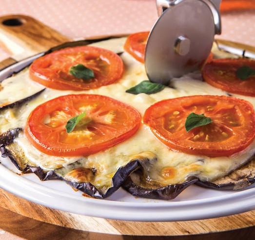 Pizza especial de berinjela