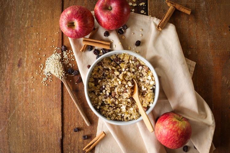 Creme de quinoa e maçã