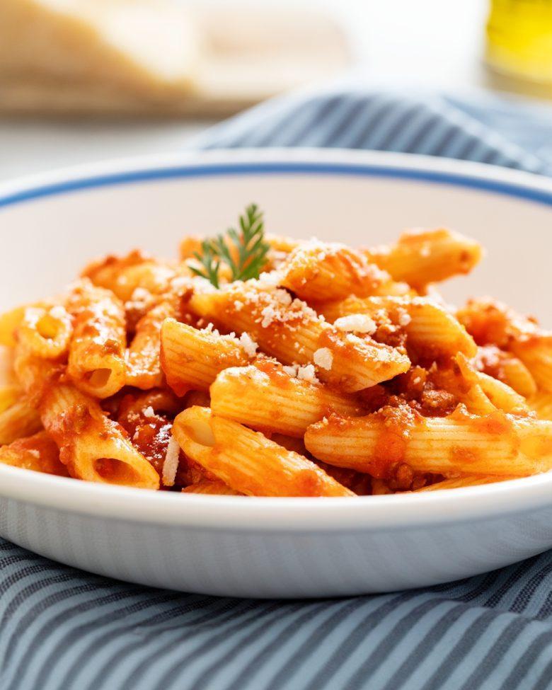 Penne rigate alla bolognese