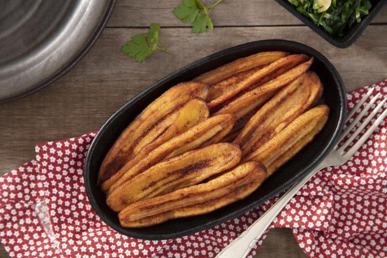 Banana frita prática
