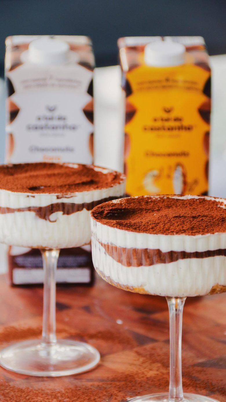 Tiramisu sem lácteos e sem ovos