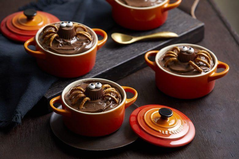 Bolo de chocolate Halloween