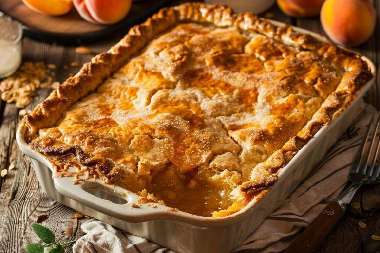 Crumble de pêssego