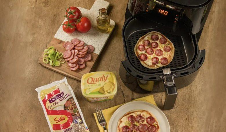 Pizza de air fryer