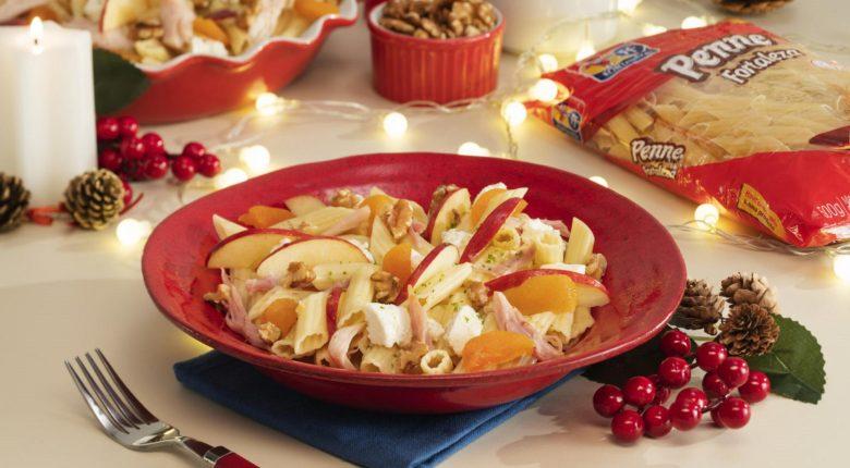 Penne com peru