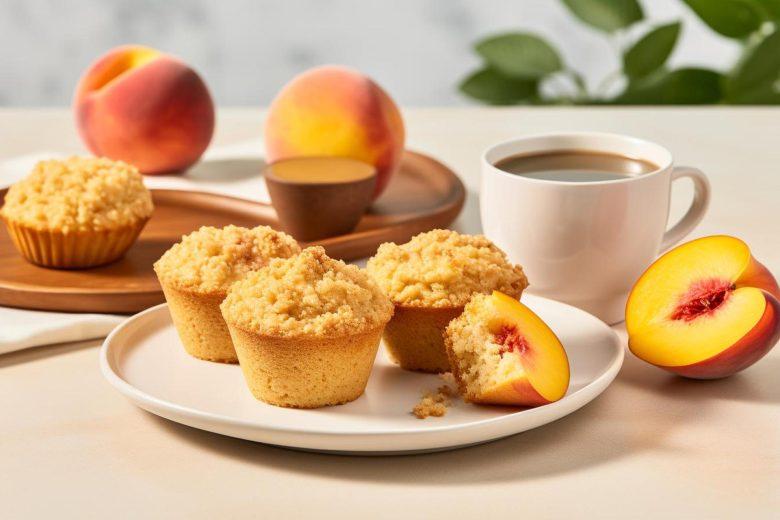 Muffin de pêssego