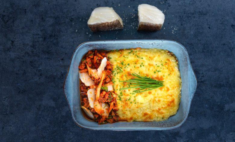 Escondidinho de Saithe da Noruega
