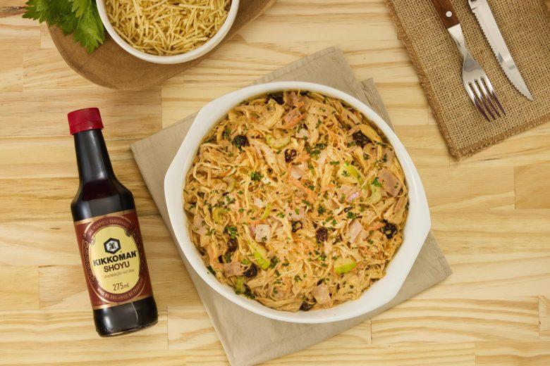 Salpicão de frango com shoyu