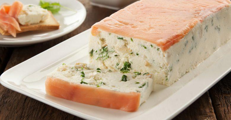 Terrine de ricota e salmão defumado