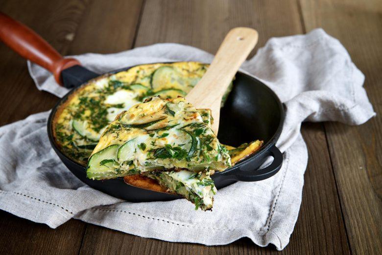 Omelete de abobrinha diferente