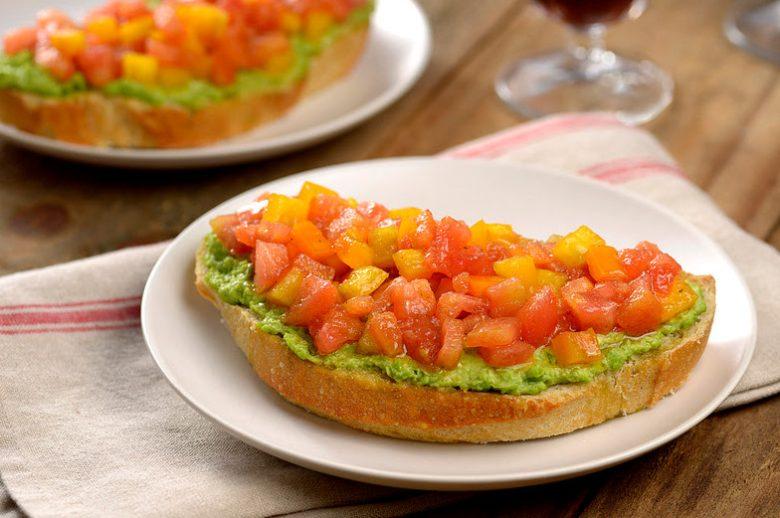 Bruschetta especial vegetariana