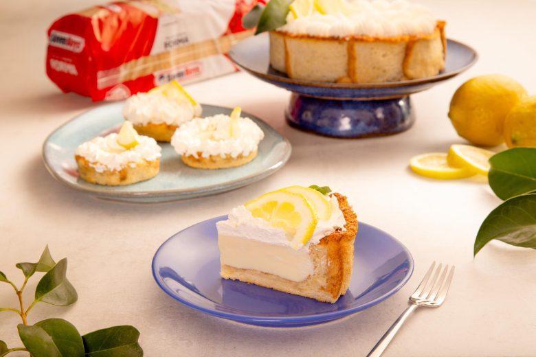 Torta de limão com pão de forma