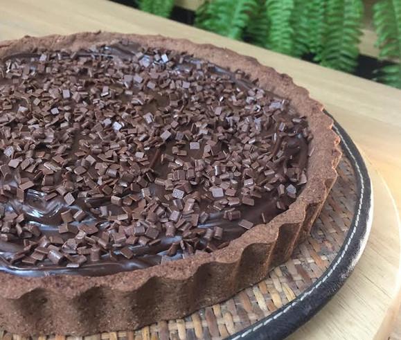 Torta de brigadeiro sem glúten