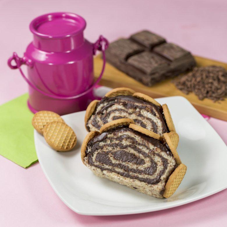 Torta de biscoito de leite