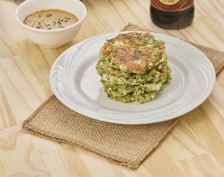 Frittata de abobrinha com shoyu 