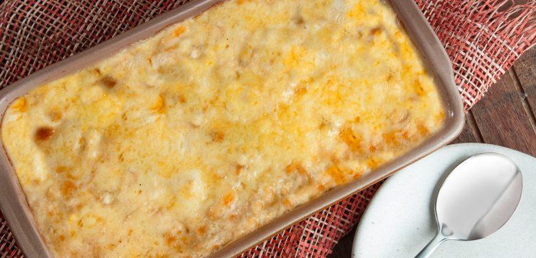 Bacalhau tradicional com natas