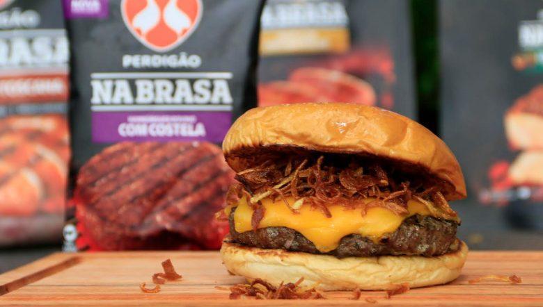Barbecue Fried Onion Burguer de costela 