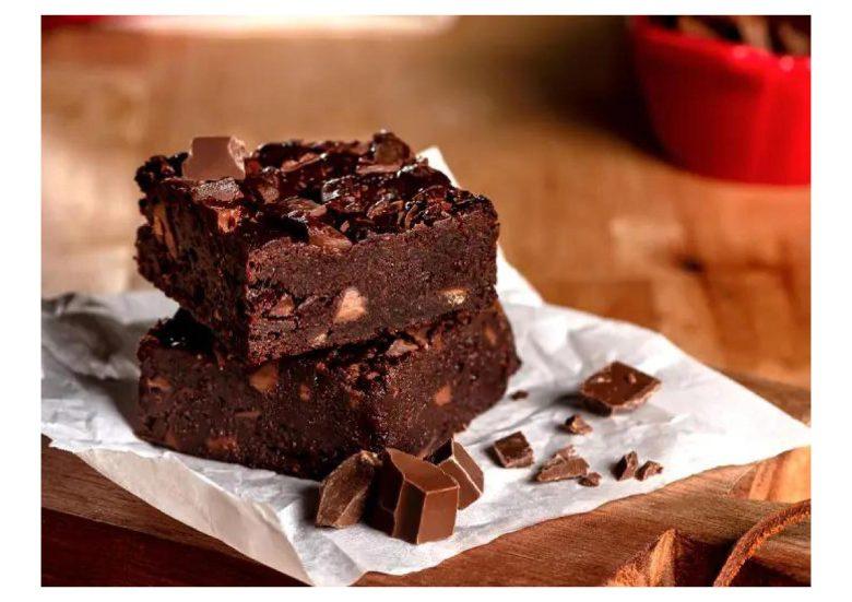Brownie dois chocolates