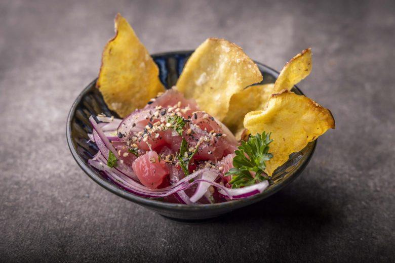 Ceviche de atum com molho su